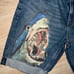 Levi's x Scotter LaForge Designer Cut-off Jean Shorts Size 34 Limited Edition