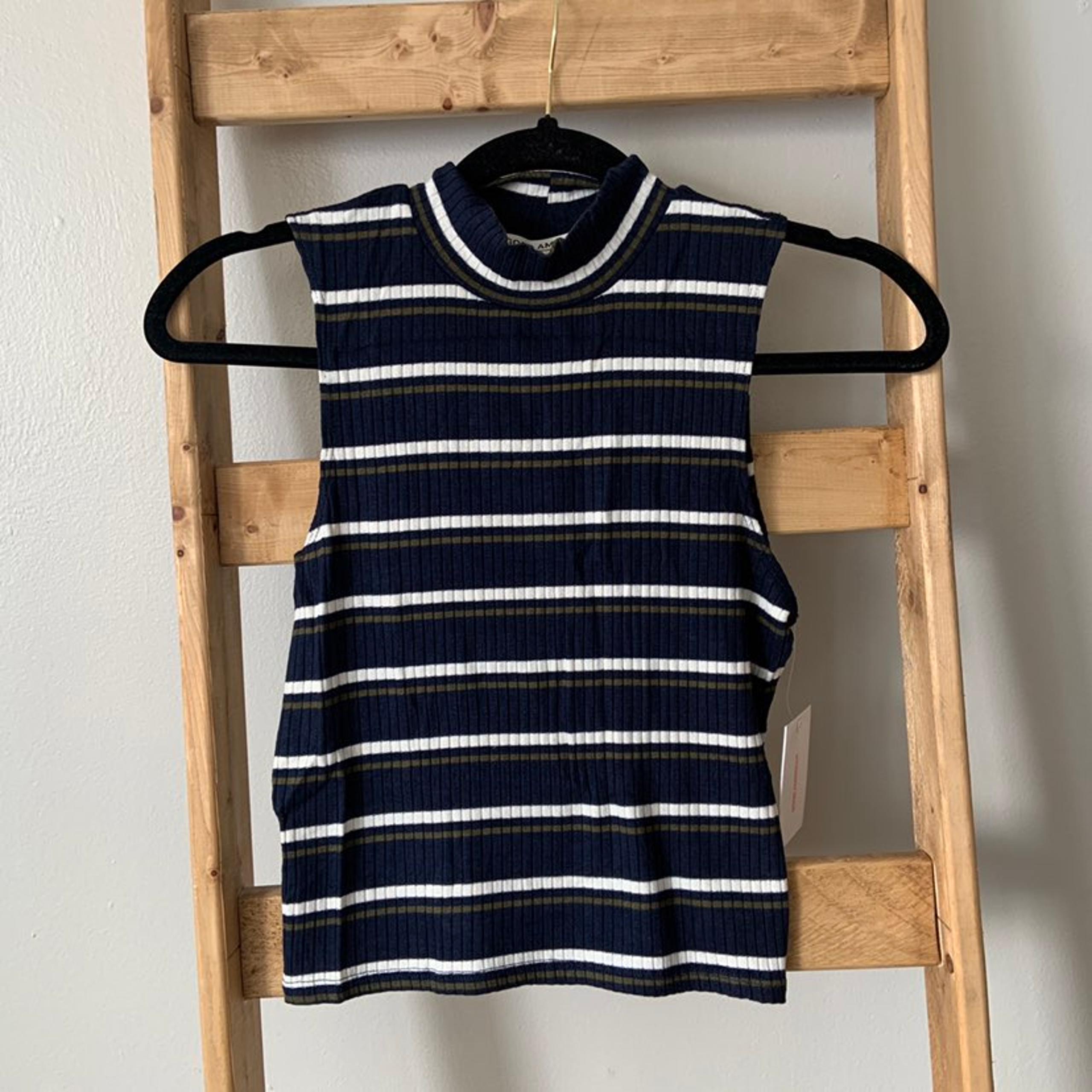 NWT Good American Mock Neck Tank
