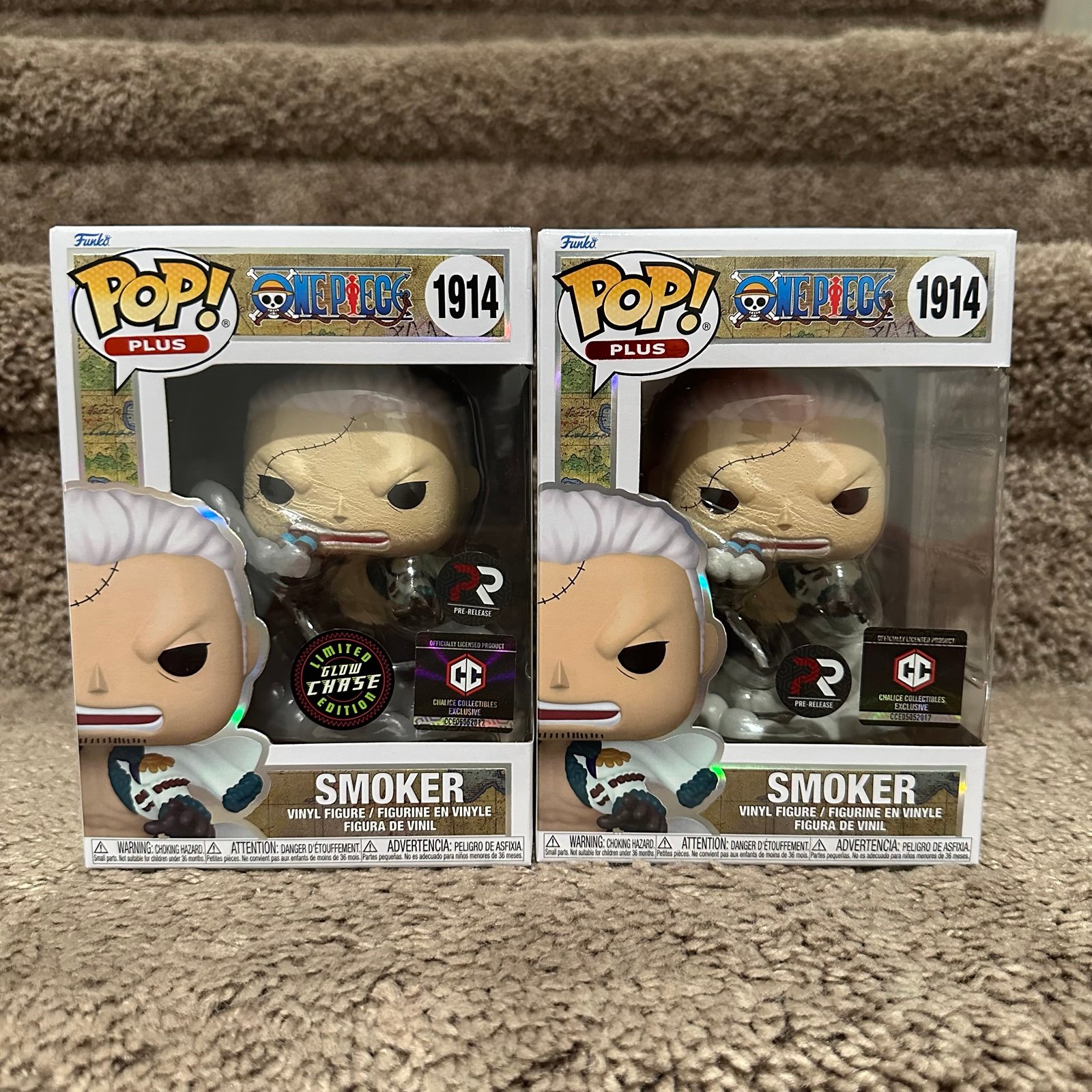 Funko Pop! Pre-Release Smoker #1914 Common & (Glow in the Dark) CHASE Bundle