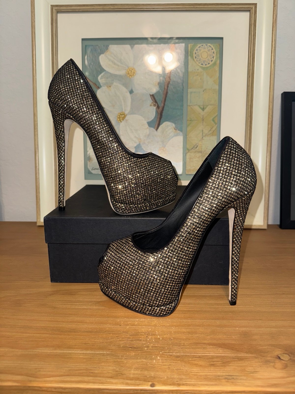 Giuseppe Zanotti Sharon 115 PL Raso Theron Size 39