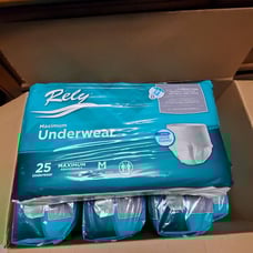 Rely Unisex Maximum Underwear 200ct
