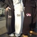 90 Logo Assort Sweat Hoodie Pants Black M