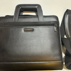 Samsonite® Vinyl 3-Ring Padfolio With Handles And Shoulder Strap, 14 H x 12 W x