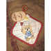 Vintage 4 pc NOS Set Critter Sitters Kitchen Hand Towels Oven Mitt Best Cook