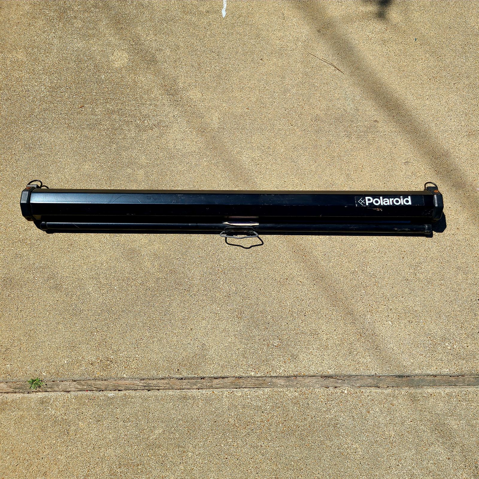 Polaroid Retractable Projection Screen 34 Wide 60 Long