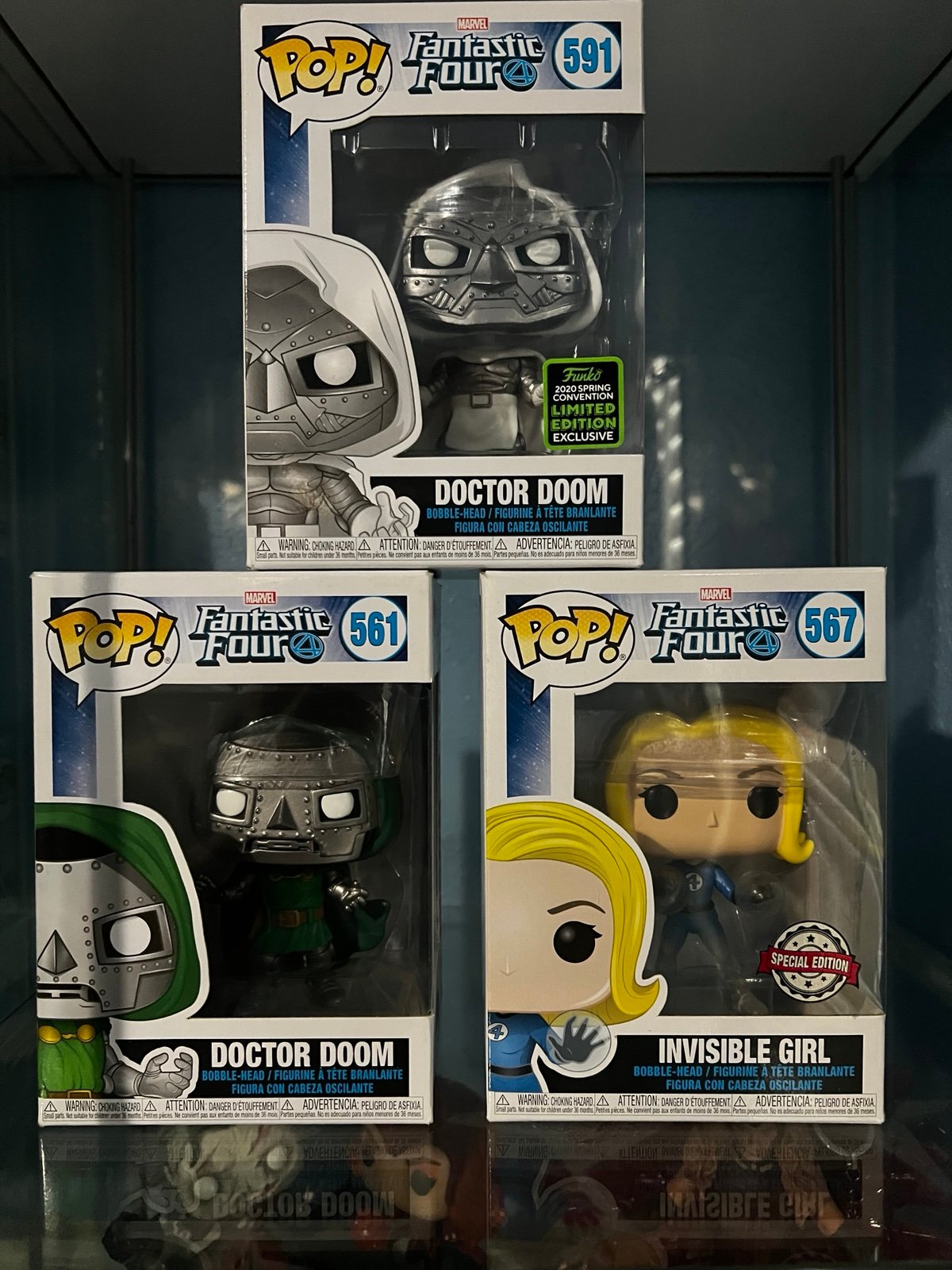 Fantastic four funko pop lot