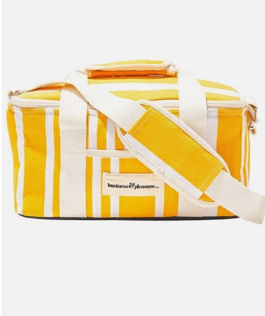 Business & pleasure yellow cooler box