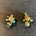 VINTAGE VENDOME GREEN PEARl/BRONZE GLASS