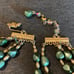 VINTAGE VENDOME GREEN PEARl/BRONZE GLASS