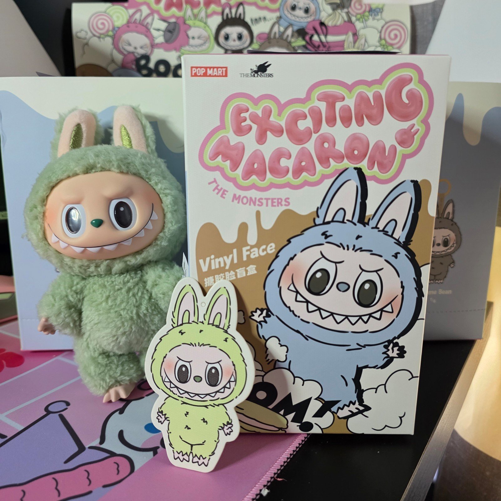 POP MART Labubu The Monsters Exciting Macaron Blind Box
