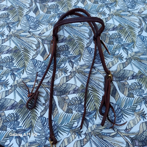 Western Horse Bridle Brown Leather