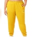2667 NWT Savage X Fenty Xssential Terry Scope Logo Classic Sweatpant Yellow LG