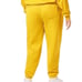 2667 NWT Savage X Fenty Xssential Terry Scope Logo Classic Sweatpant Yellow LG