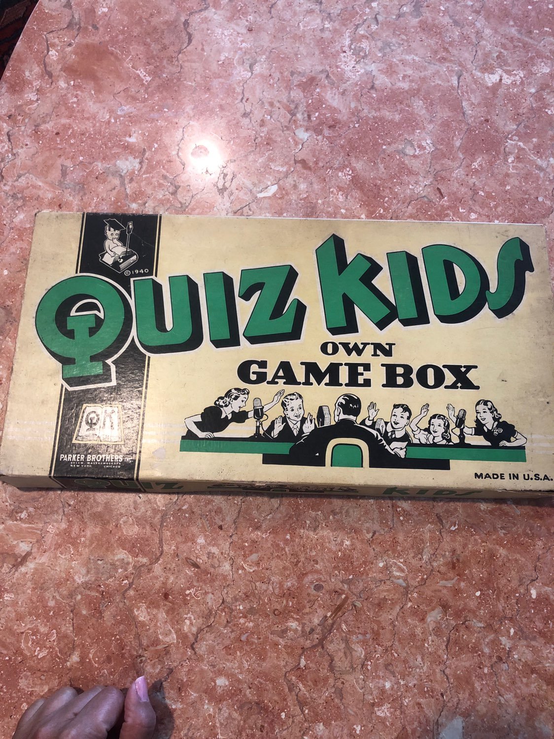 parker brothers inc QUIZ KIDS OWN GAME