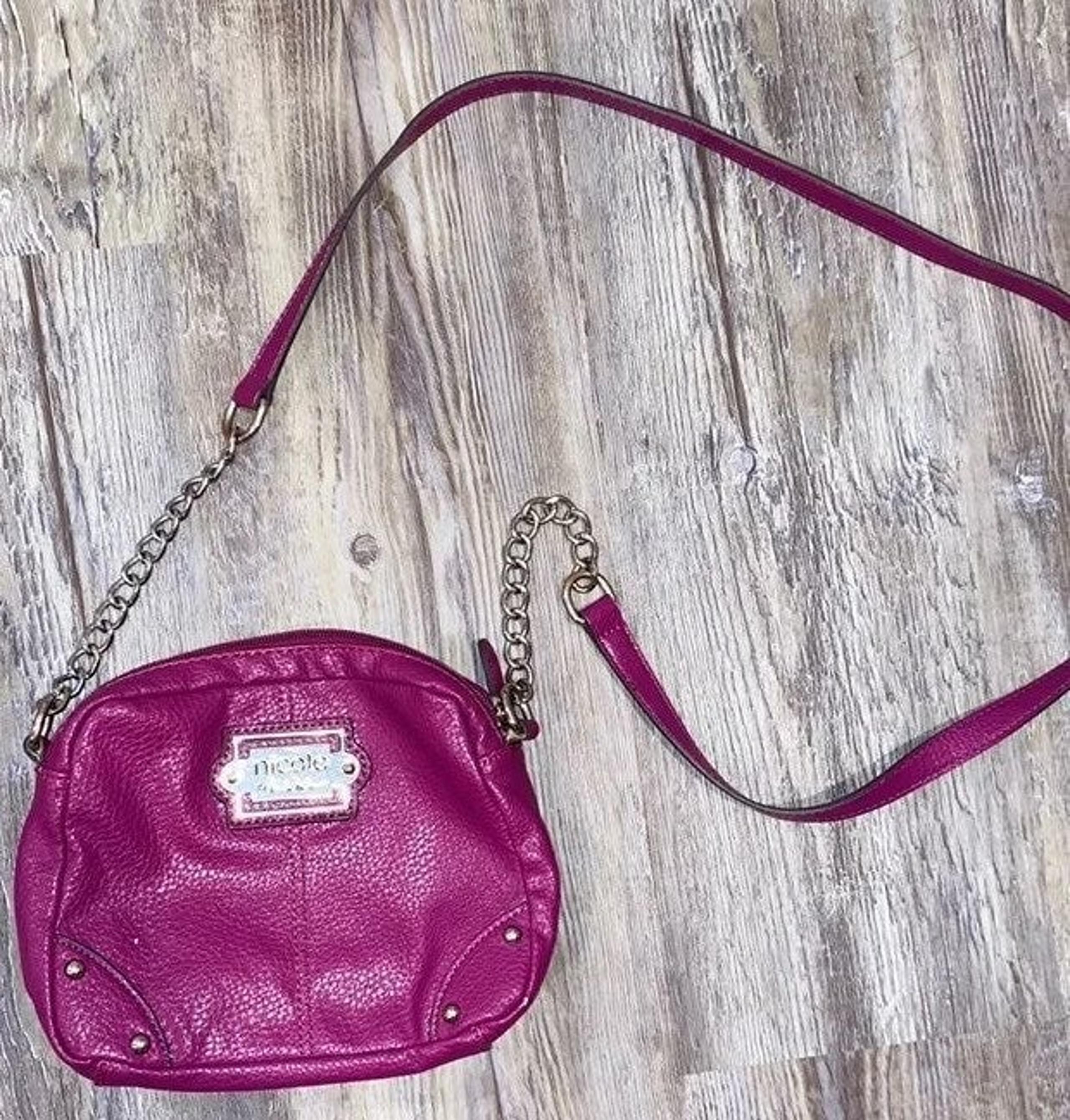 crossbody purse Nicole Miller Purple