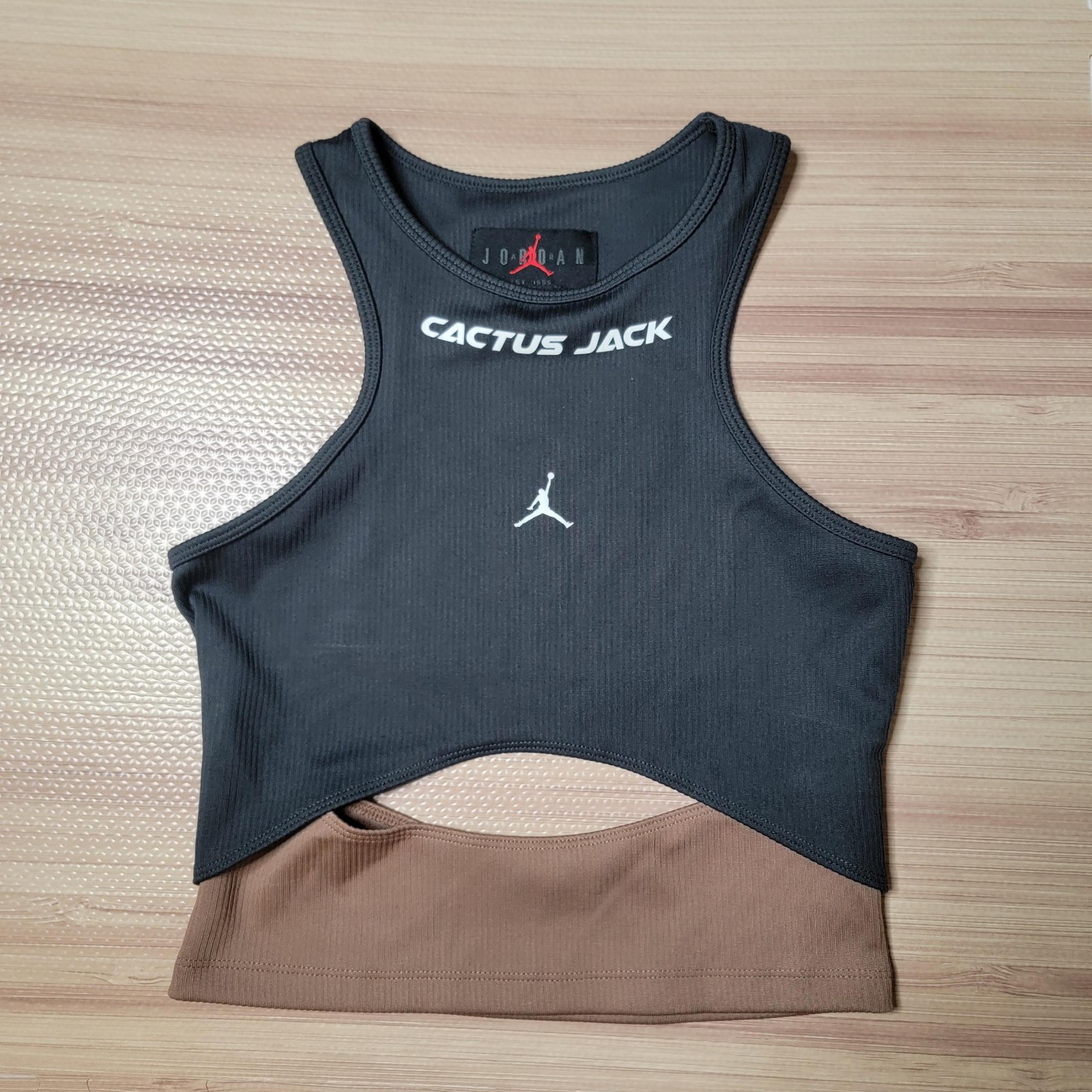 Jordan x Travis Scott Cactus Jack Women's Tank Top Size Small DX6172-070