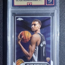 Rookie2023 Topps Chrome #1 Victor Wembanyama Rookie Graded 9