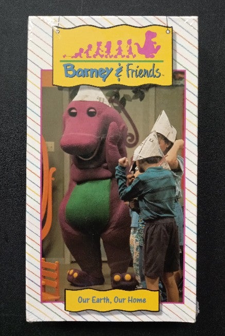 Rare Sealed Barney & Friends 1992 Time Life Video VHS - Our Earth Our Home!