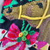 Rare Vintage 1992 Berek by Marta D Equestrian Horse Hand Knit Cotton Sweater L