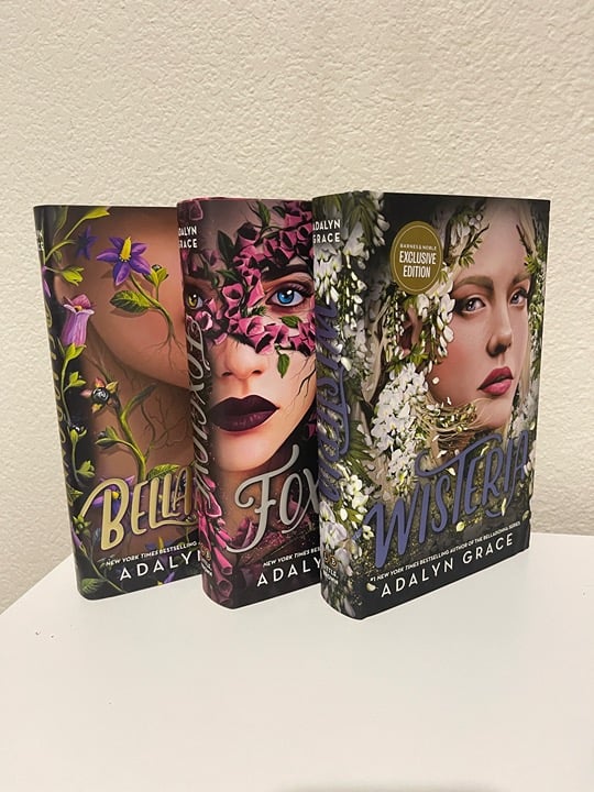 Barnes and Noble exclusive Belladonna Trilogy by Adalyn Grace