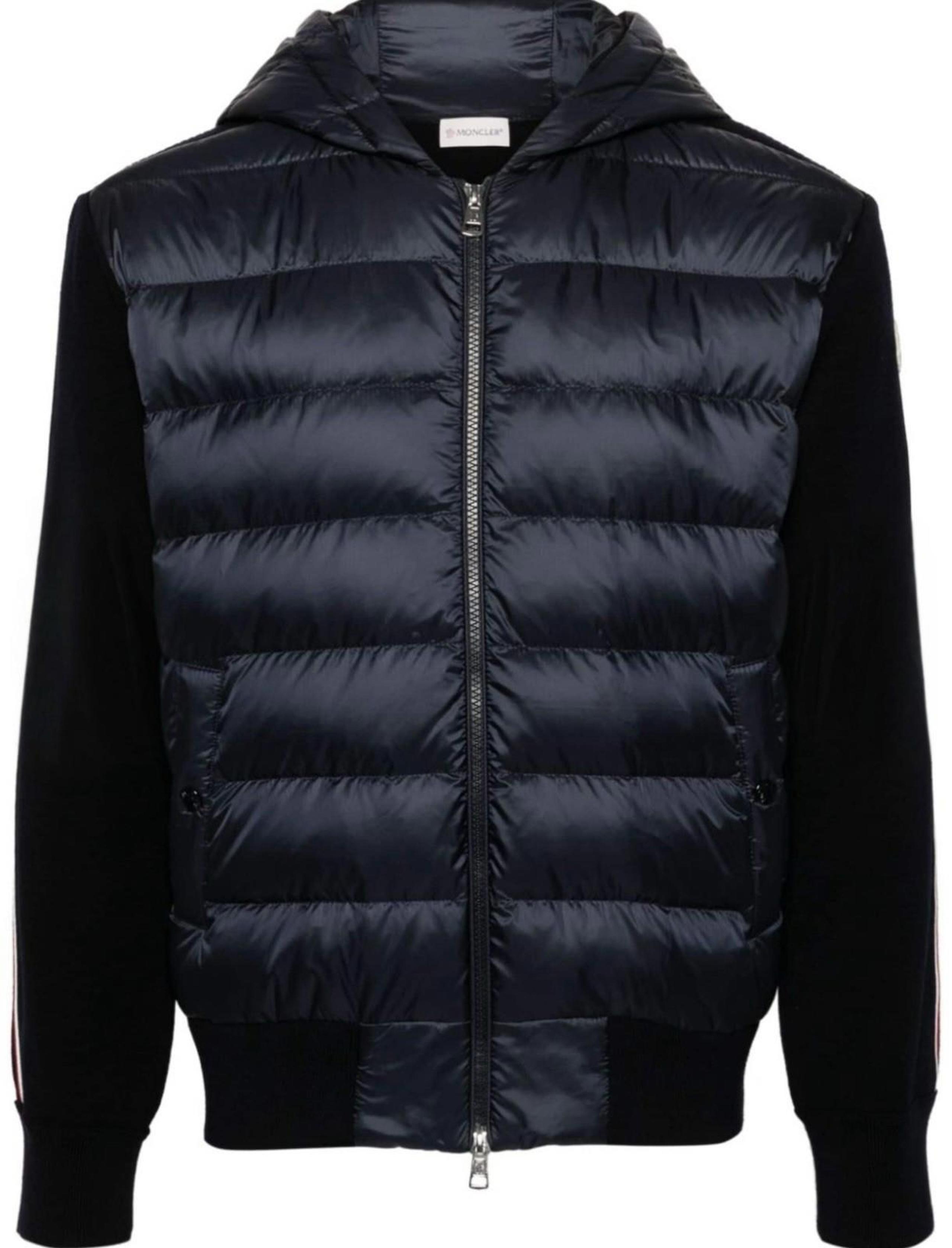 $1380 Moncler Cardigan Tricot Men's Blue Down Jacket Size US 2XL Moncler Size 6