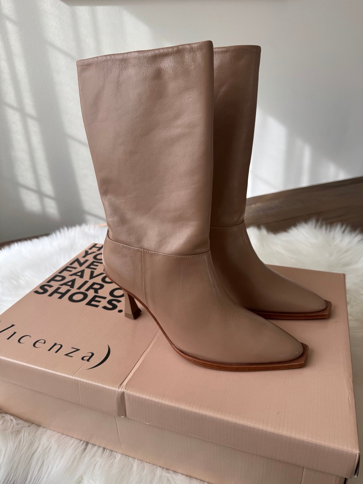 Free People x Vicenza women’s tan leather Boots