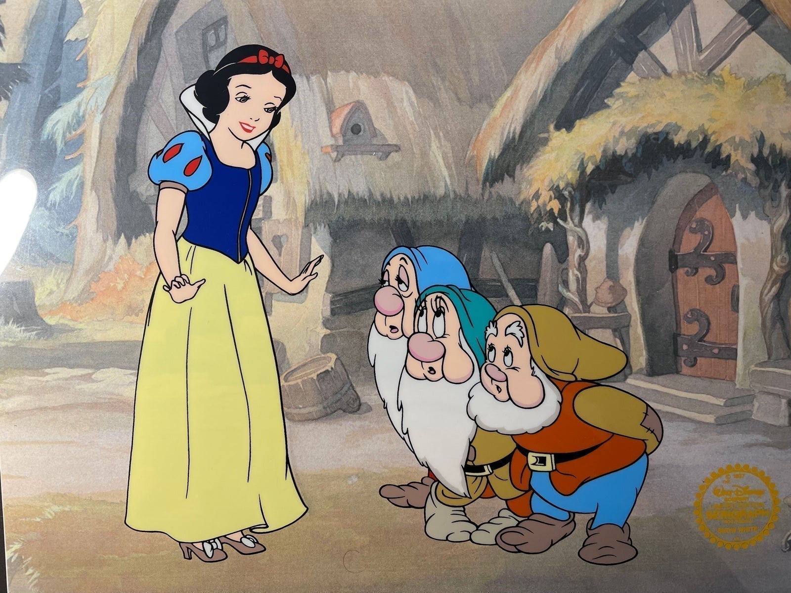 Snow White and the Seven Dwarfs Animation Serigraph