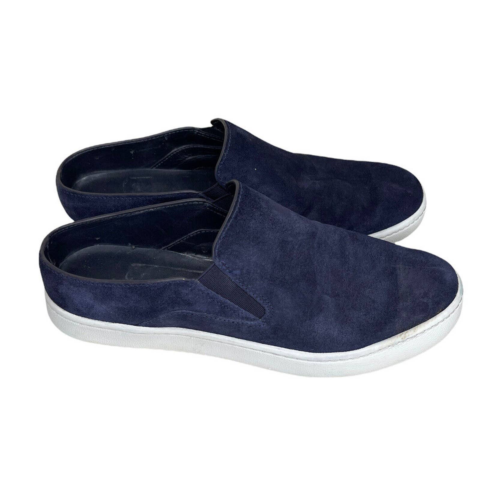 Vince Shoes Slip-On Blue Suede Mule Sneakers Women’s 5.5