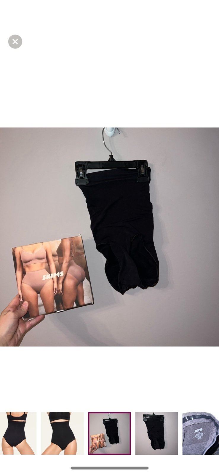 2575 NWT Shapewear Shaping UnderwearSEAMLESS SCULPT high WAIST BRIEF ONYX XS