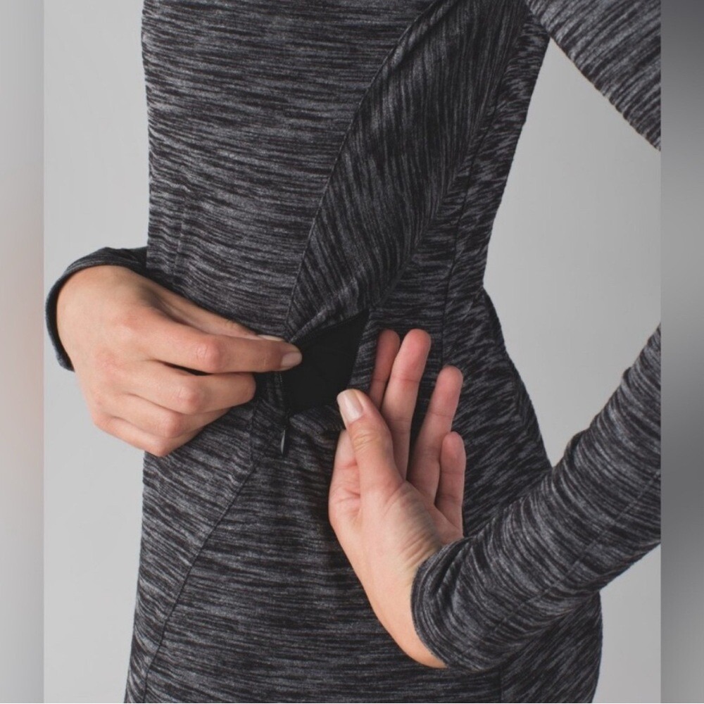 Lululemon &go Where-To Dress *Long SleeveHeathered - 2 - 0056