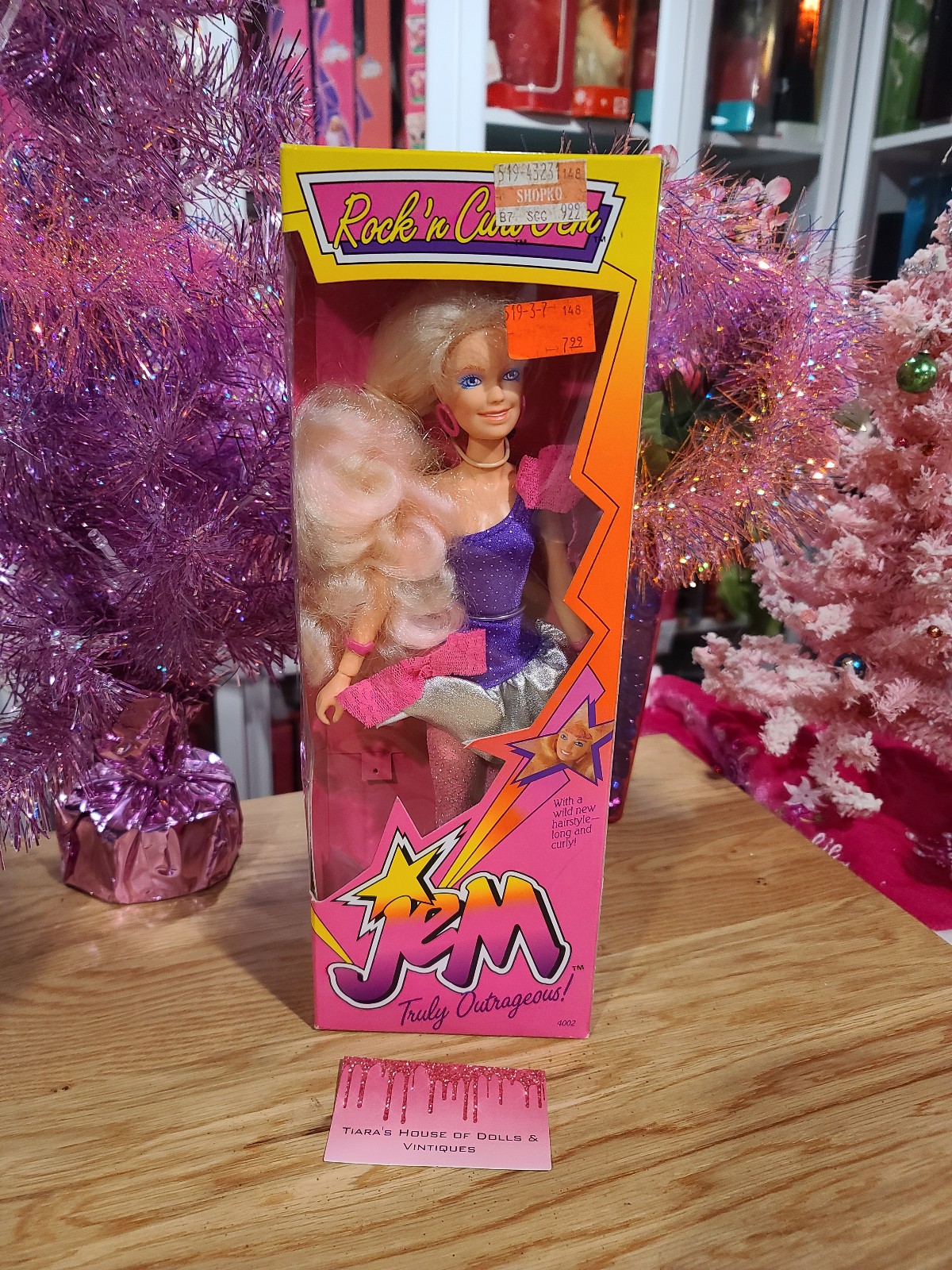 NEW! 1986 JEM & THE HOLOGRAMS ROCK N CURL DOLL!