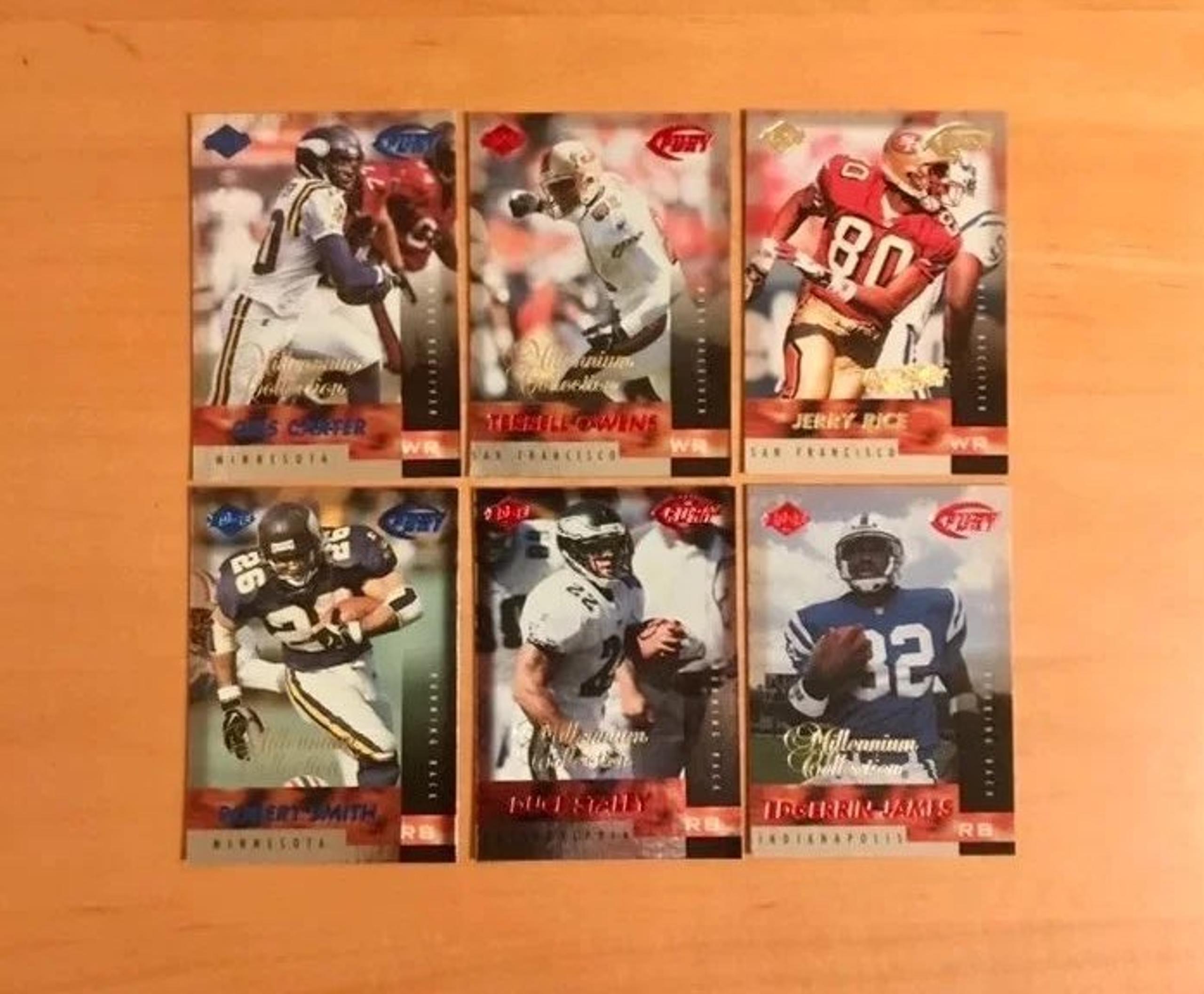 1999 Collector's Edge Fury Millennium Collection Lot