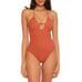 BECCA BY REBECCA VIRTUE Women’s Convertible Halter One Piece Swimsuit Size Large