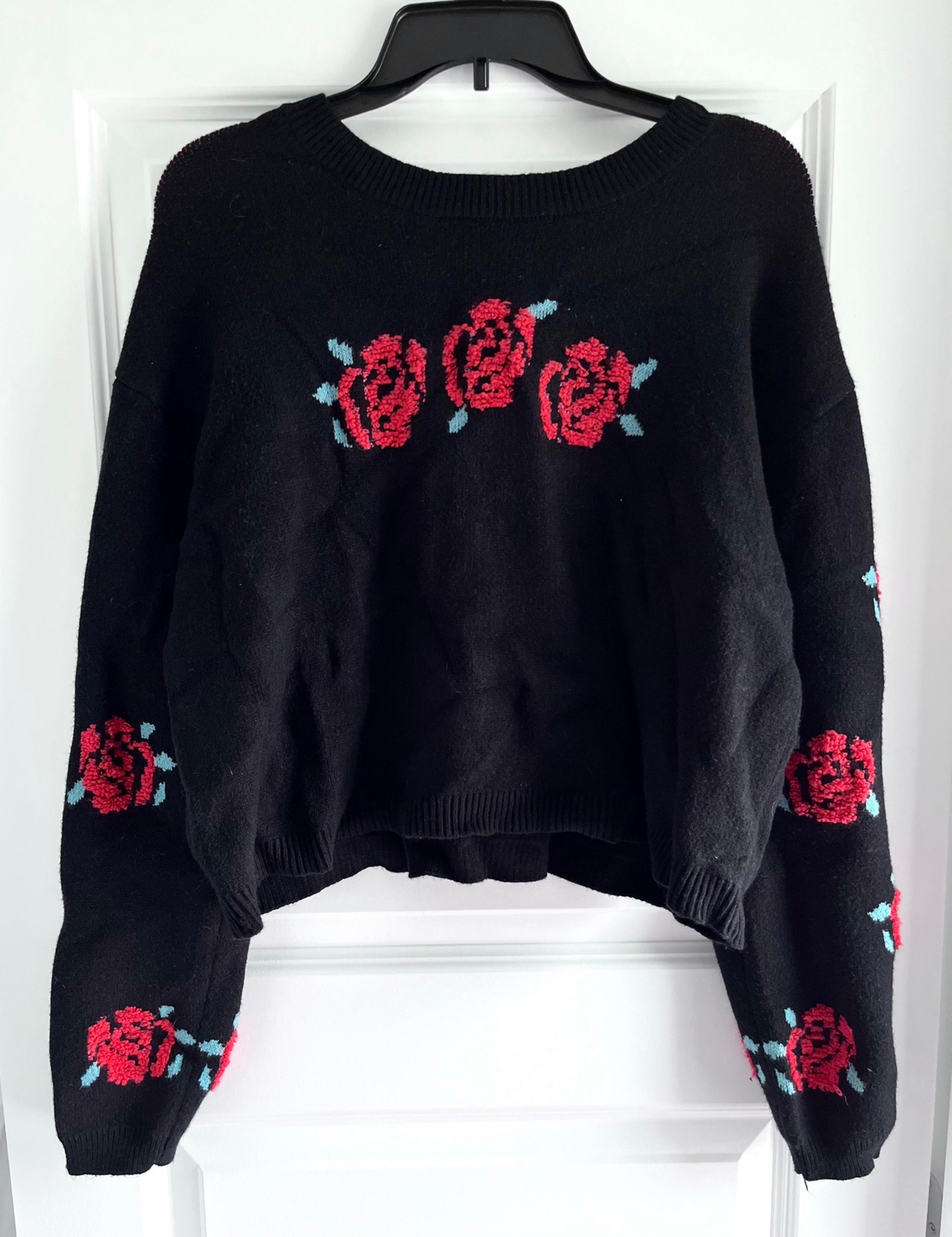 Francesca’s Roses Sweater