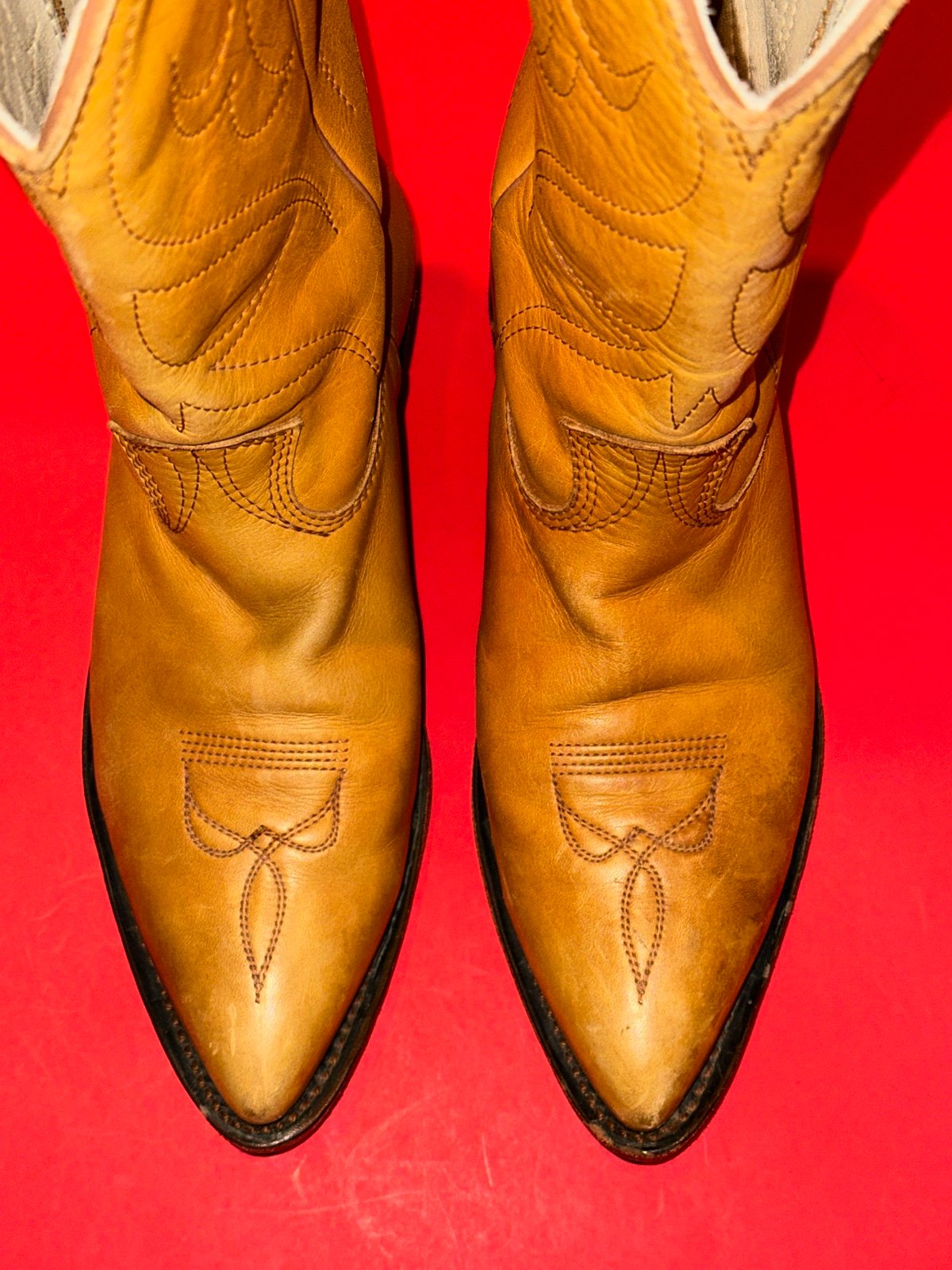 Stewart Boot Co. 1977 Hand Made Leather Cowboy Boots Men’s 8.5 Women’s 10 US