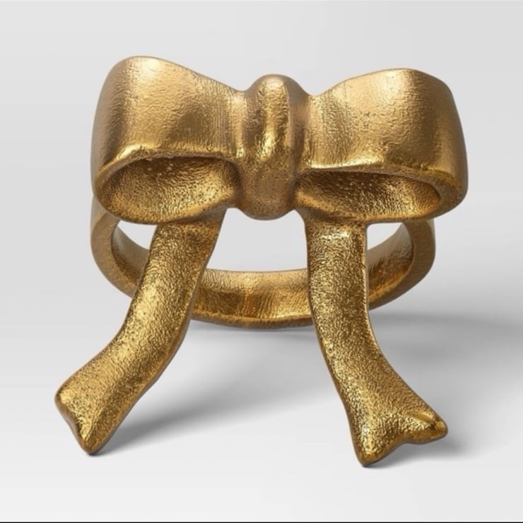 Threshold Aluminum Bow Napkin Ring - Set of 8 -Target