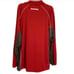 Fanatics NCAA Wisconsin Badgers 1/4 Zip Long Sleeve Shirt Red/Grey Mens Size 2XL