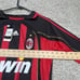 Ronaldinho AC Milan Jersey Mens Small Red Long Sleeve Retro Shirt Soccer Sports
