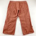 Eddie Bauer Blakely Fit Teracotta Orange Canvas Cargo Capri Pants Womens Size 6