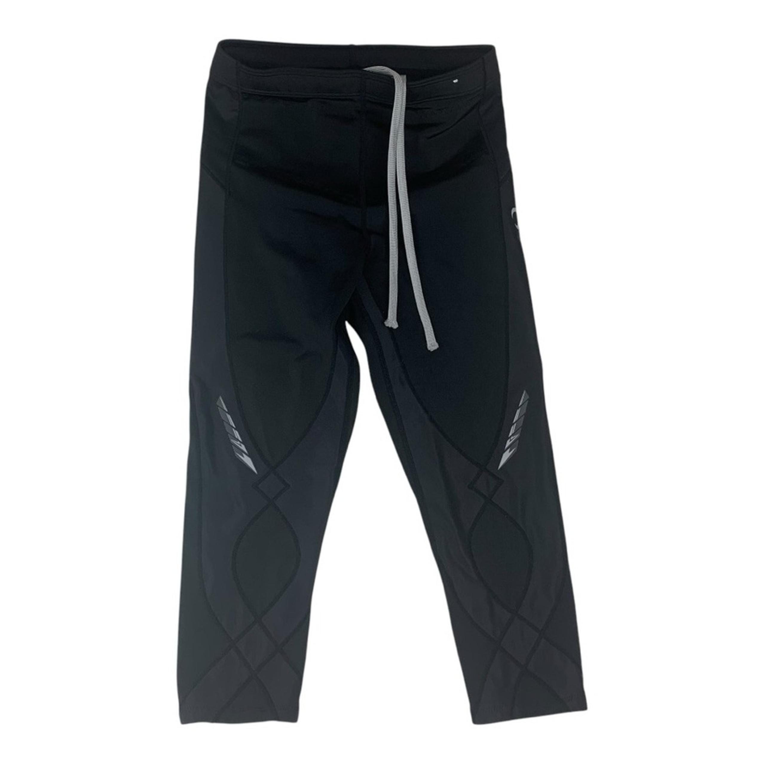 Cwx women's medium stabilyx crop running leggings Capri black support athletic