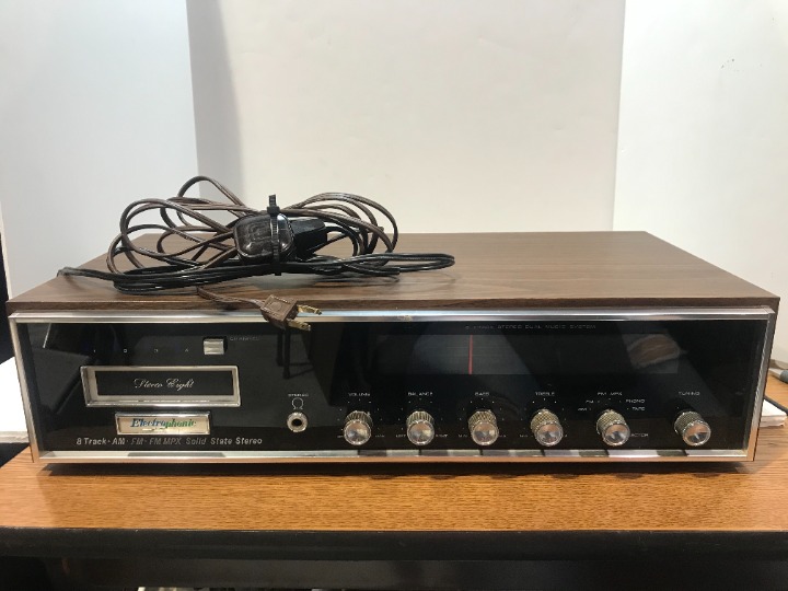 Vintage Electrophonic 8 Track Stereo Dual Music System