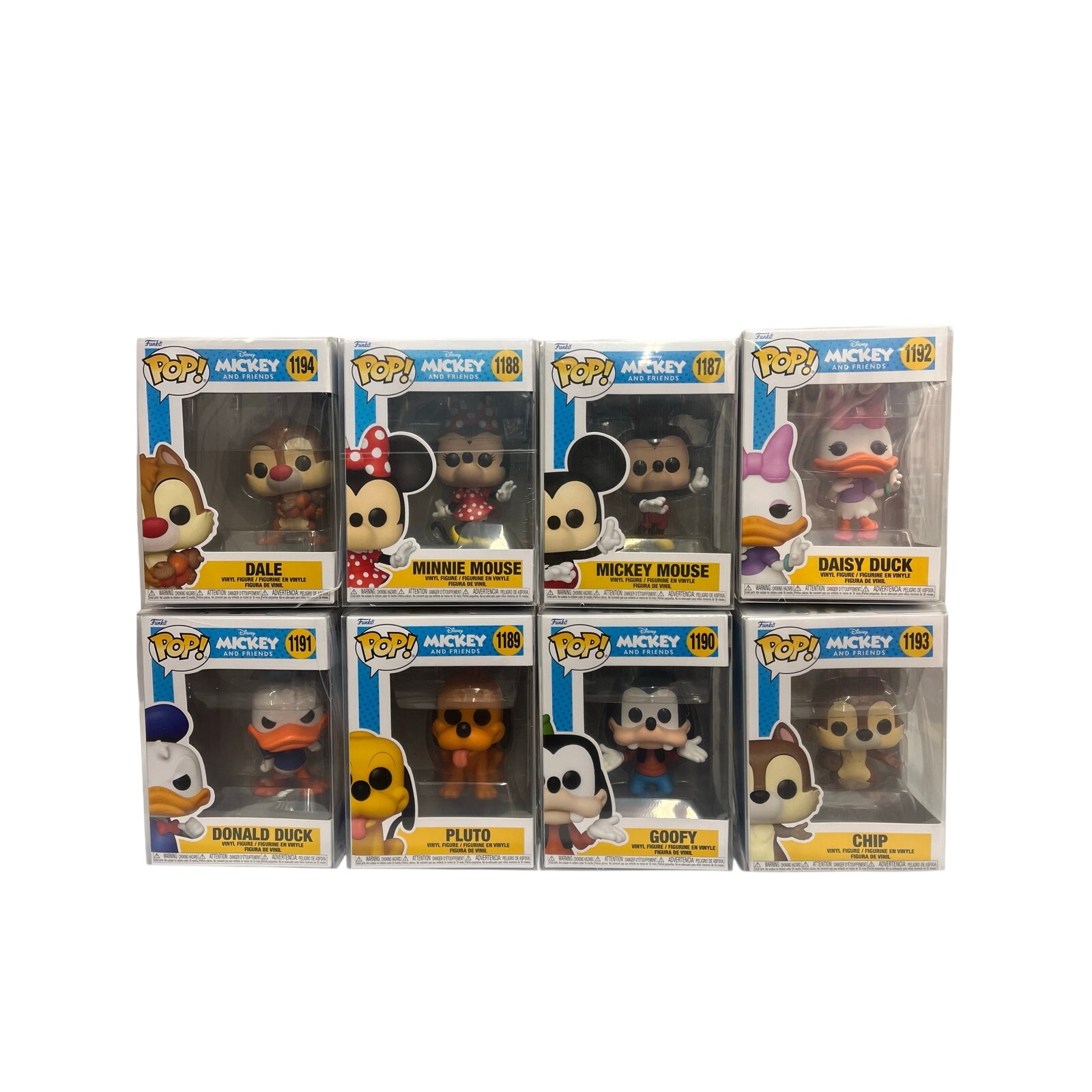 Mickey and Friends Disney Funko Pop Minnie Daisy Goofy Pluto