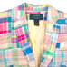 Lauren Ralph Lauren Patchwork Plaid Pastel Print Blazer Women’s Size Small 90s