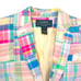 Lauren Ralph Lauren Patchwork Plaid Pastel Print Blazer Women’s Size Small 90s