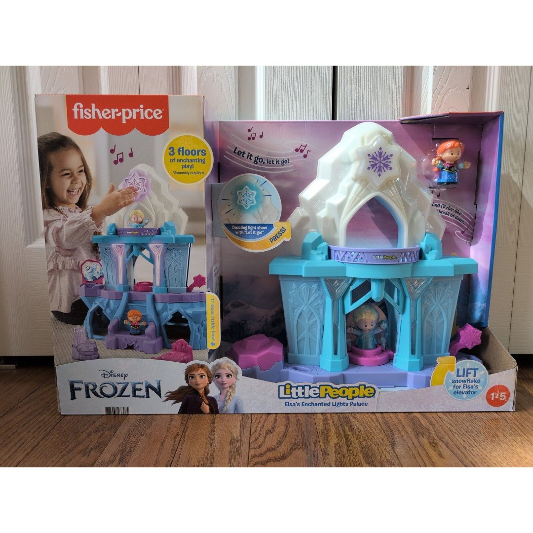 Fisher-Price Little People Disney Frozen Elsa’s Enchanted Lights Palace Musical