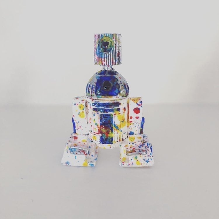 Custom Art2-D2 R2-D2 Resin Art Toy