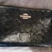 Coach black wallets for women
