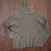 Jones New York Country olive green ribbed turtleneck sweater