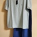 Unused item: Munsingwear loungewear pajamas, short-sleeve long pants, size M.