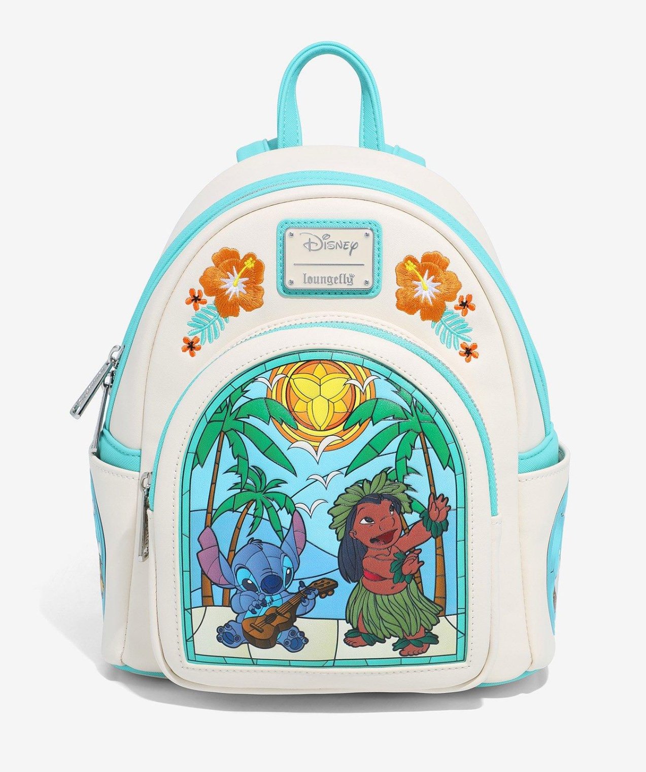 Loungefly Disney Lilo & Stitch Stained Glass Portrait Mini Backpack